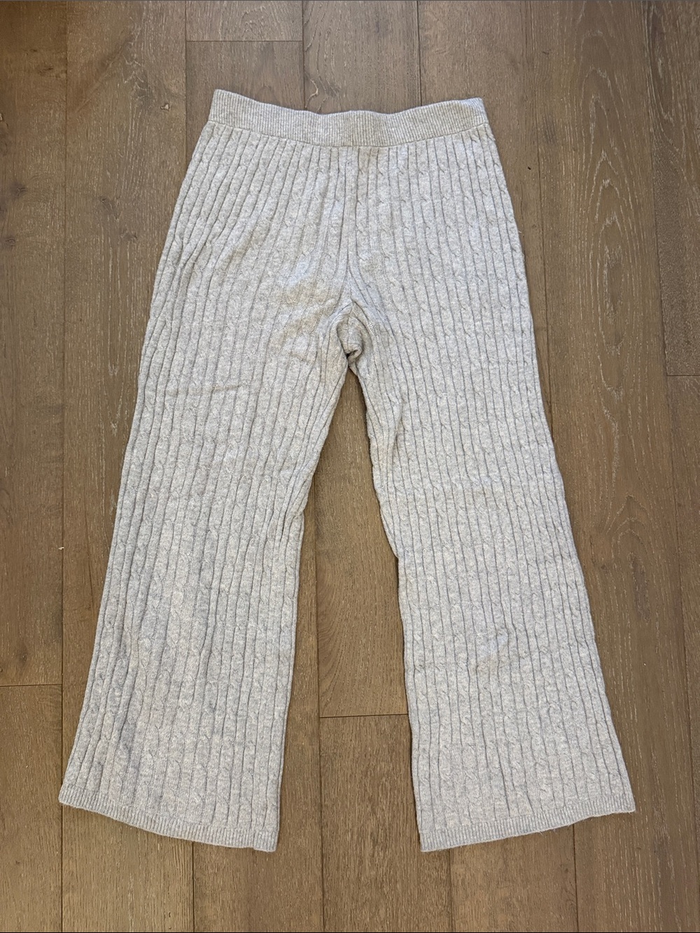 Gap CashSoft Relaxed Cable-Knit Sweater Pants